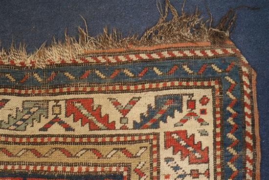 A Shirvan multi coloured runner, c.1900, 8ft 9in by 3ft 1in.